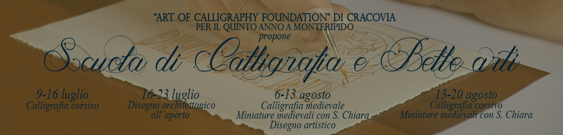 CORSO DI CALLIGRAFIA CORSIVO