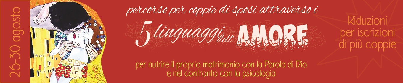 CORSO PER COPPIE - I 5 LINGUAGGI DELL'AMORE